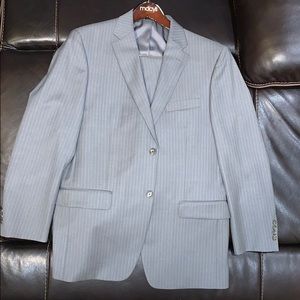 2-Piece Pinstripe Business Suit